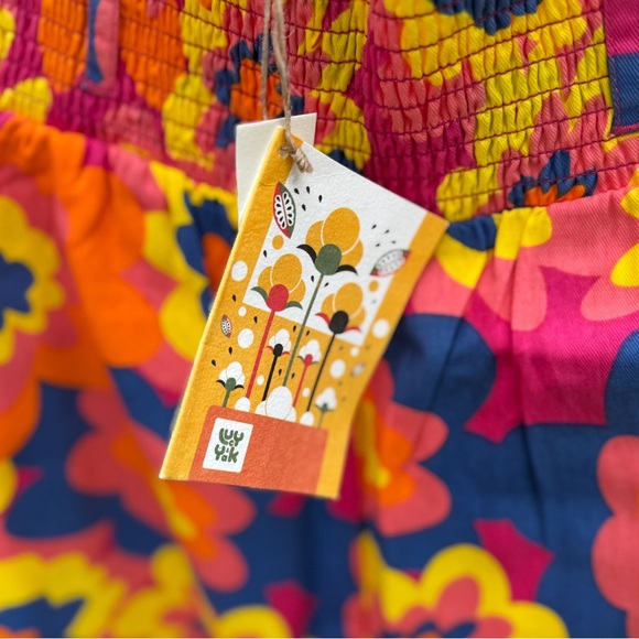 L.E. Kia Trousers: ORGANIC COTTON Imogen Print - Picture 3 of 5